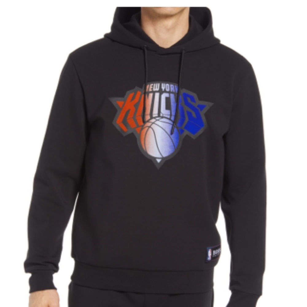 Boss x NBA Wbounce 2 New York Knicks Logo hooded sweatshirt
